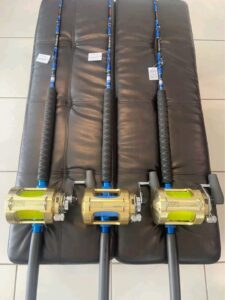 Shimano Tiagra 50WLRS reels and rods combo